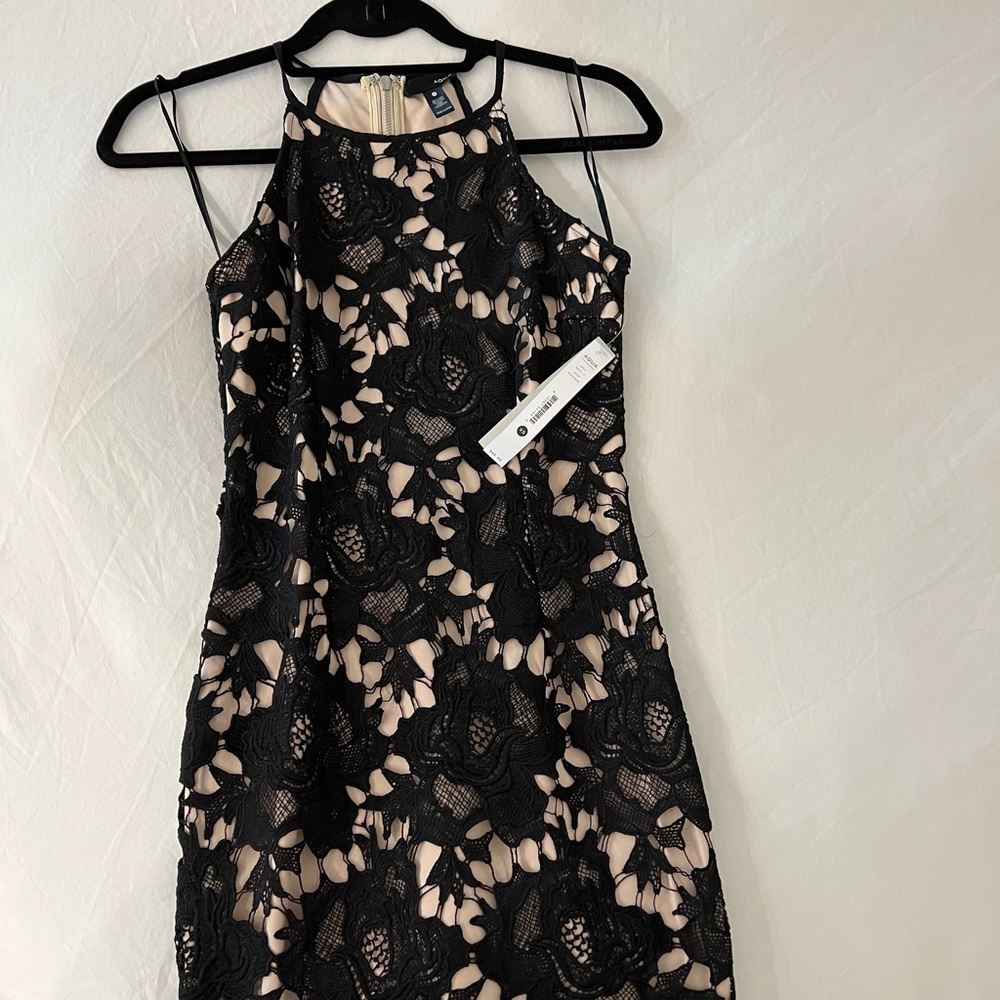 Aqua Women’s Black Lace Dress NWT